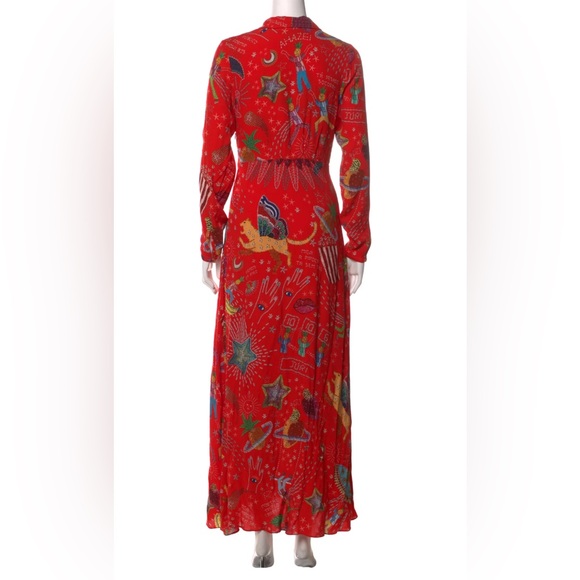 FARM Rio Floral Print Long Dress Size: XS - Picture 3 of 6